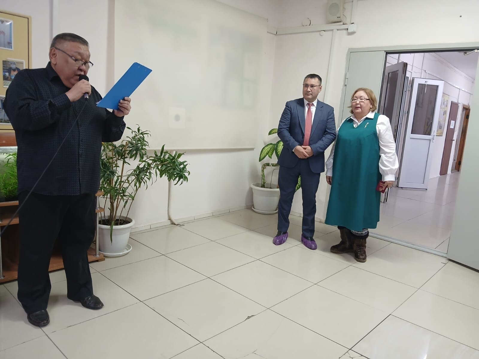 Торжественое открытие Доски Почета